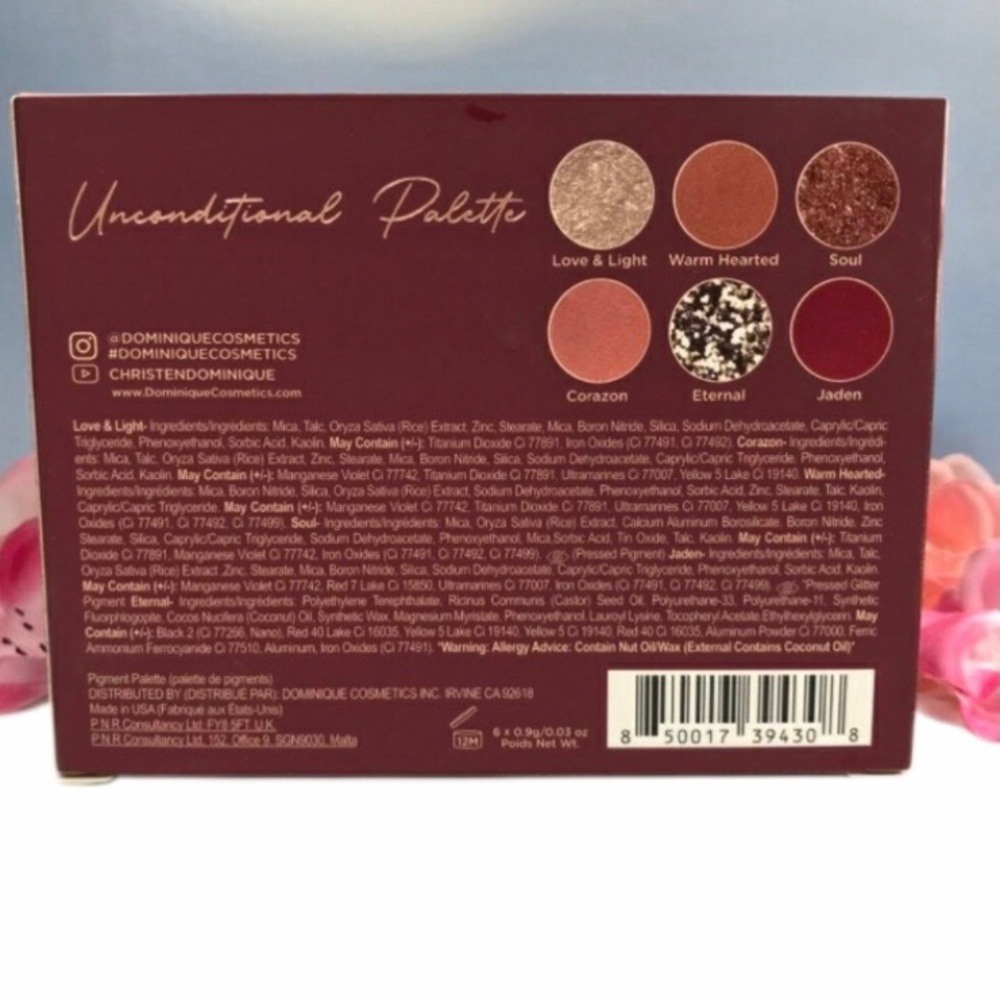 Dominique Unconditional Eyeshadow Palette 5.4g Total *BRAND NEW in box - Picture 12 of 14